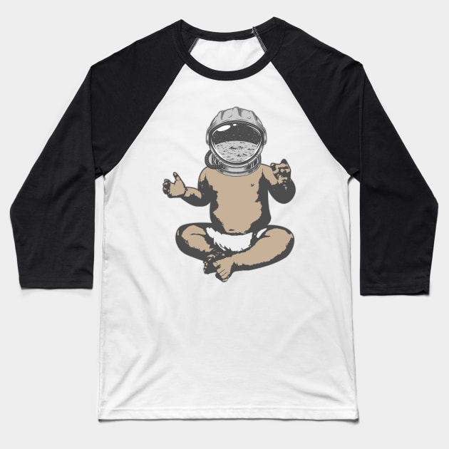 SpaceBaby Baseball T-Shirt by NineBlack